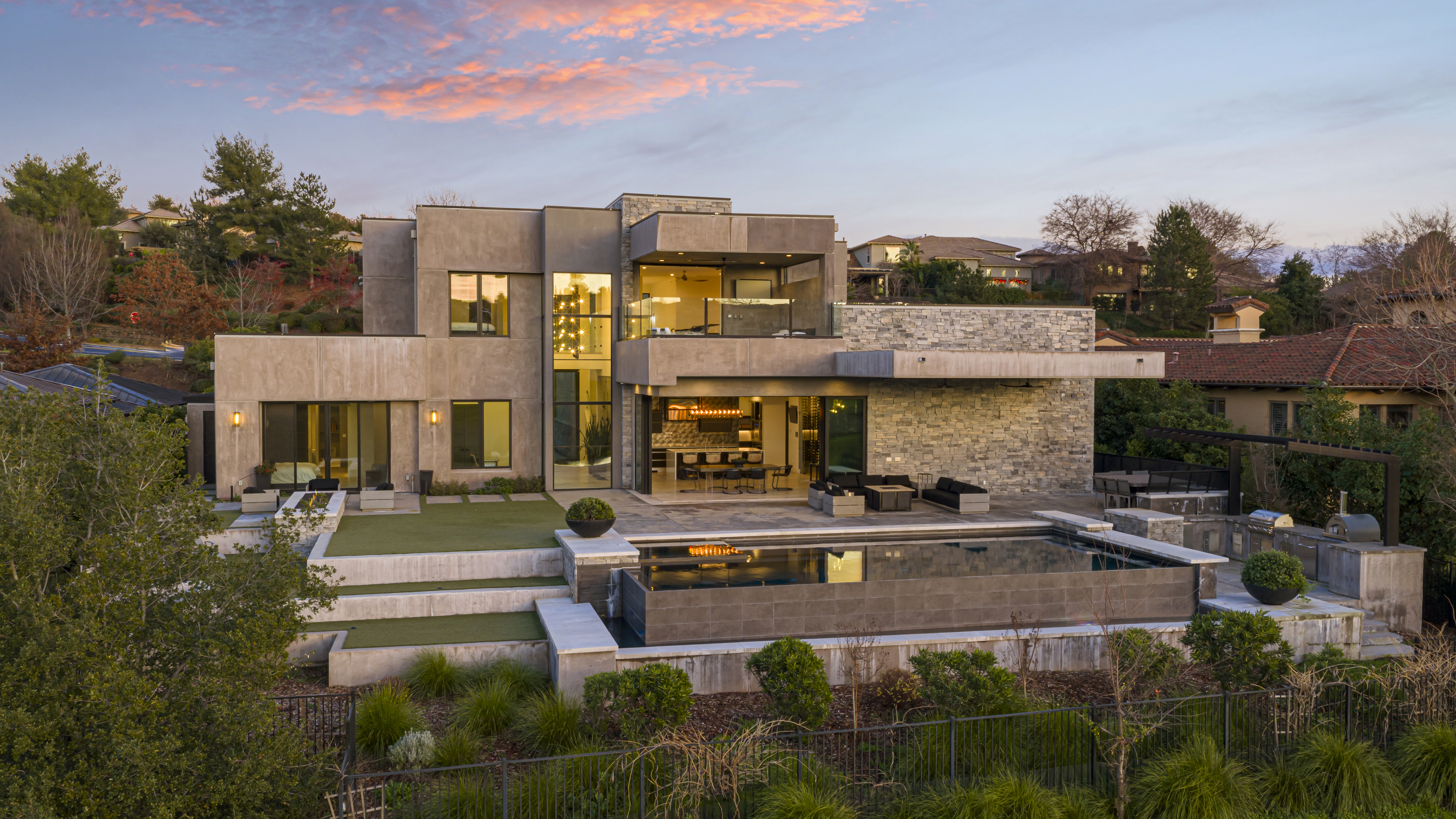 4573 Greenview Dr interior — modern luxury estate El Dorado Hills