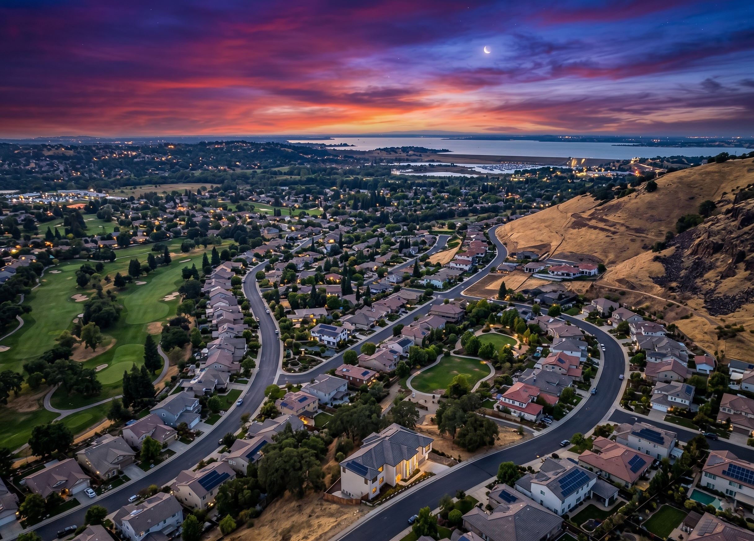 Ridgeview neighborhood, El Dorado Hills, CA